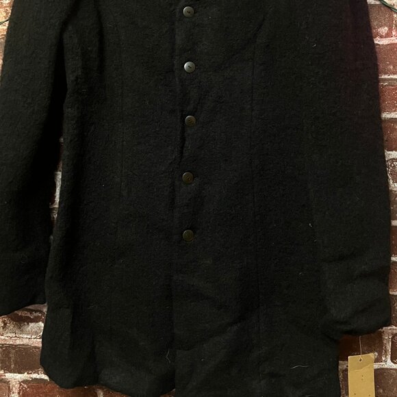 COMRAGS Vintage Wool & Mohair Blend Cardigan Jacket - Made in Canada - Black NWT - Picture 2 of 14